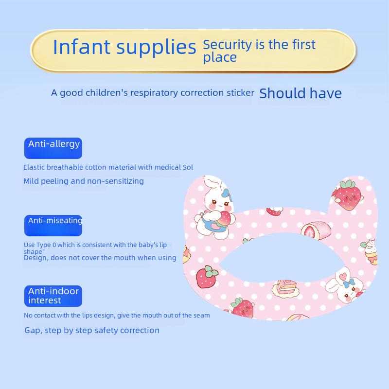 Mouth Breathing Correction Stickers: Stop Snoring & Keep Mouth Closed for Better Sleep - Suitable for Children & Adults