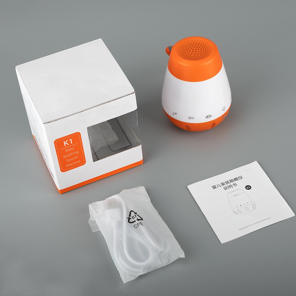 

K1 White Noise Baby Soothing Tumbler Device K1 оранжево-красный
