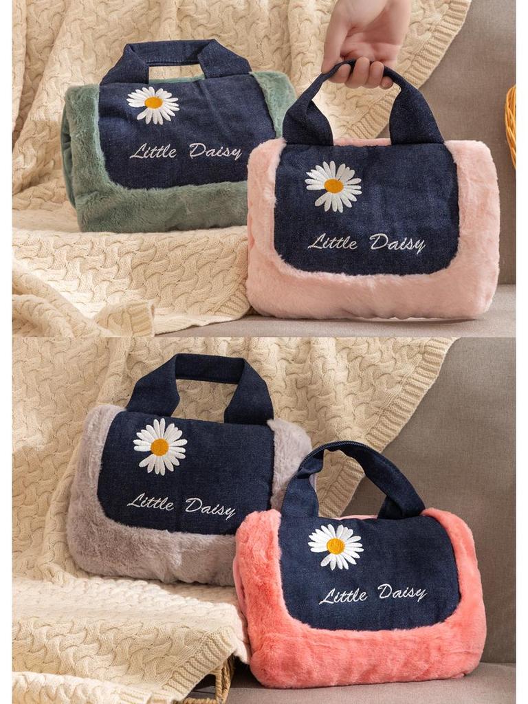 Automatic Electric Plush Cartoon Hot Water Bottle Hand Warmer with Safety Shut-off