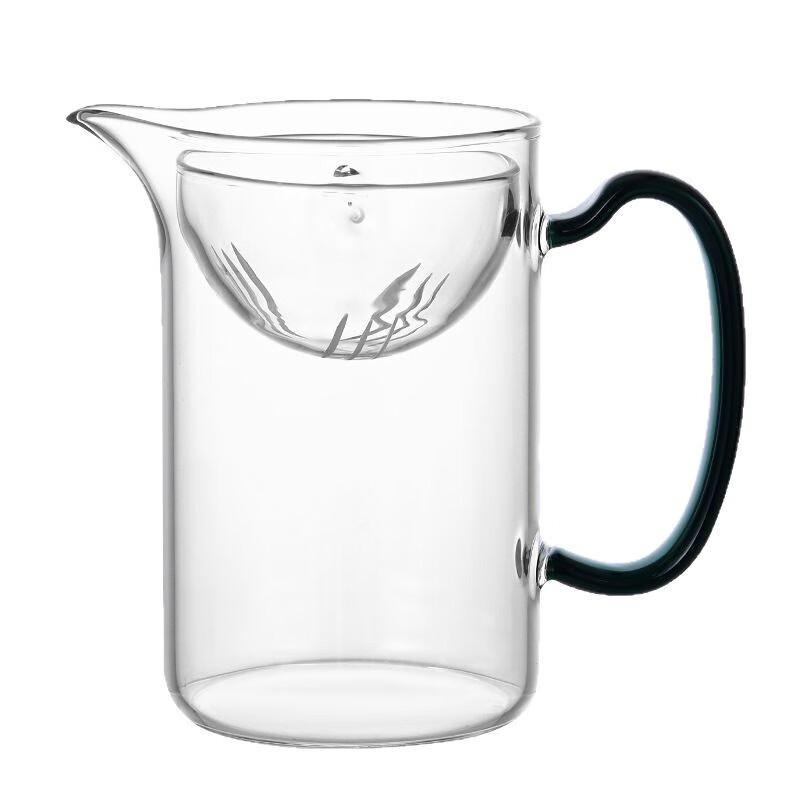 Borosilicate Glass Tea Cup with Integrated Tea Infuser