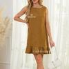 European and American Women's Cross-Border Back-Button Denim Dress Skirt