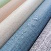 Self-Adhesive Waterproof Linen Texture Wallpaper for Bedroom and Living Room