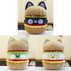 Cat Dudu Hamburger Plush Toy Stuffed Animal Food Design Decoration Pillow Gift