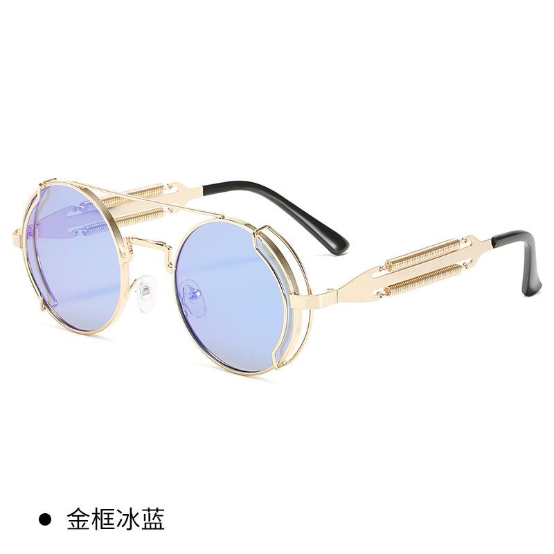 

Men S Women S Sunglasses Fashion Personality Steampunk Glasses Trend Color Film Sunglasses Men S