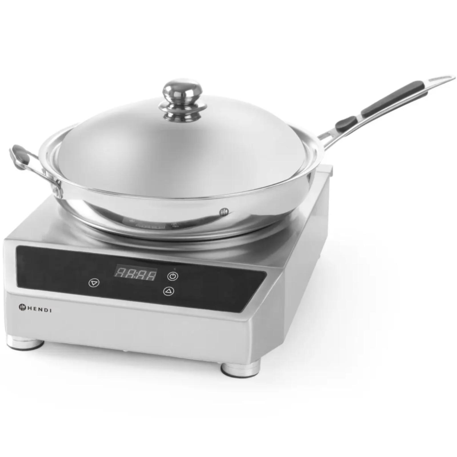 3500W Induktionswok mit Profi Line Induktionspfanne - Hendi 239681 3500W