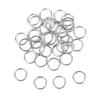 100 pezzi Acciaio Inossidabile PVD Anellini Aperti Lotto 3 4 5 6 7 8 10 mm Anelli Spaccati Connettori Per Bracciale Collana Fai da Te Creazione Gioielli