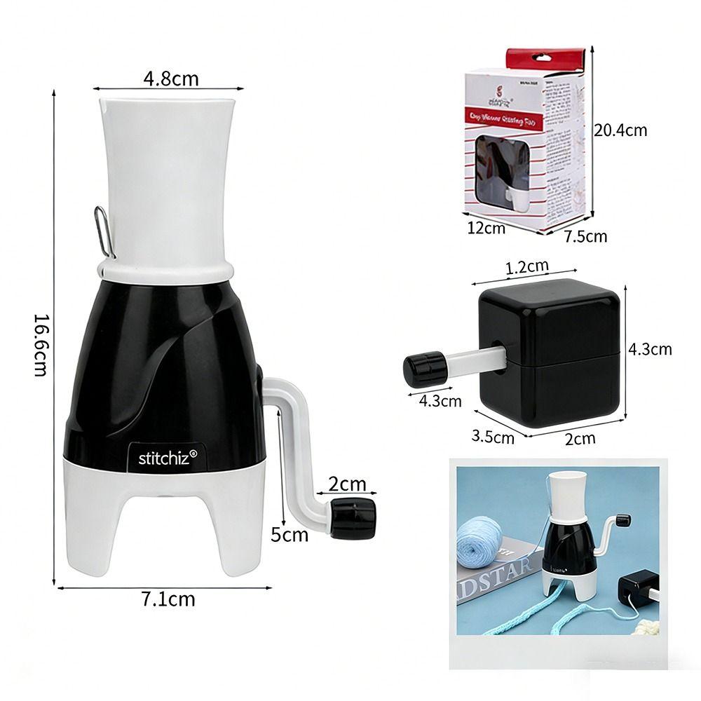 Manual Hand Operated Hand Crank Knitting Machine Portable DIY Knitting Spool Knitter Yarn Rope Knit Loom Knitted Bracelet