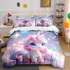 Unicorn Toy Set For Kids Multiple Sizes Kid'S And Adults' Bedroom Exquisite 3Pc Bedding Set, Gift