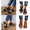 Grenzüberschreitende Mode im römischen Stil Vintage Damen-Sandalen mit weicher Sohle und bequemem Keilabsatz