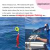 5PCS 10cm/4g Octopus Squid Bait Fluo Saltwater Snapper Fishing Soft Lure TPR Material Kabura Pesca Wobbler Fishing Tackle