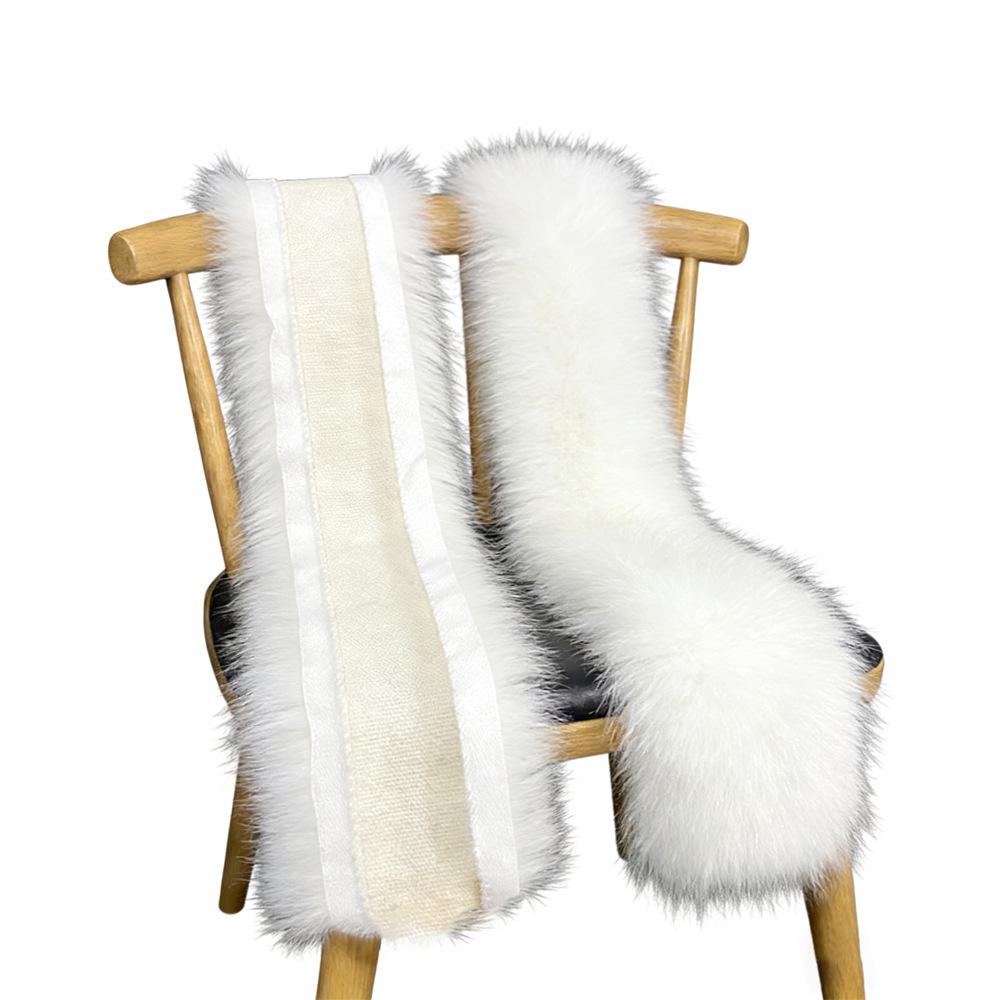 Imitation Fox Fur Trim 10-12cm Plush DIY Fringed Cape/Jacket Fur Accessories