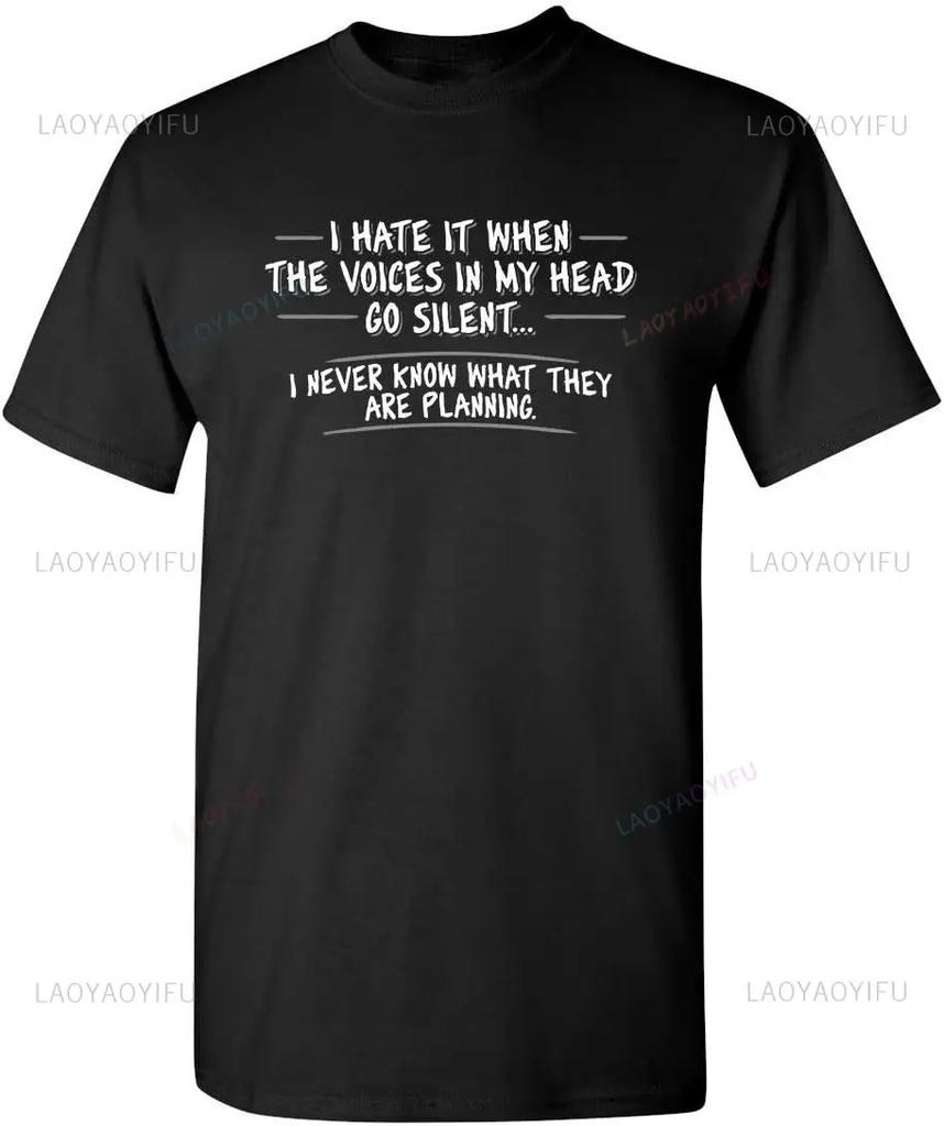 Asian size Men’s Summer Casual Short Sleeve Loose Print T-Shirt with Letters – 100% Cotton
