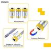 Magnetic Ring Screwdriver Bit Holder Cross Phillips Magnet 1/4 Strong Magnetizer Removable Part Adapter Screw Driver Power Tool