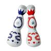 26cm Tooth Cleaning Plush Dogs Toy Bottle Shape Chew Toy Portable Squeaky Toy