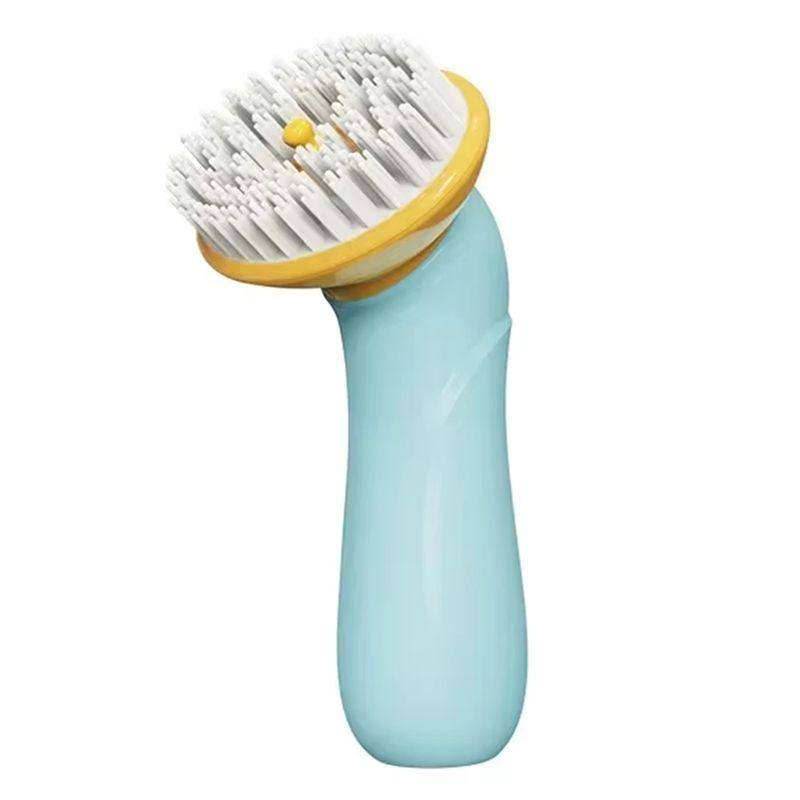 

AEE2-Pet Bathing Brush With Shampoo Dispenser, Soft Silicone Rubber Bristles, Handheld Massage Tool For Dogs And Cats