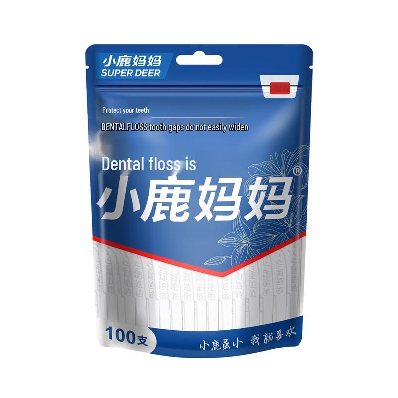 FAWNMUM Individually Packaged Dental Floss Picks, 300 Count