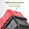 Three-Layer Foldable Plastic Toolbox for Car-Mounted Storage and Multi-Functional Repairs