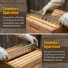 Silver Beehive Frame Spacer Durable Stainless Steel Strip Beehive Frame Strip  Apiary Management