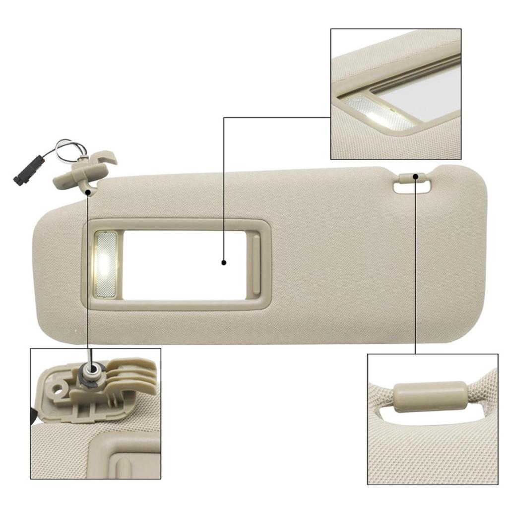 Model-Nine Style Model Year Sun Visor Vehicle-Specific for Everyday Driving