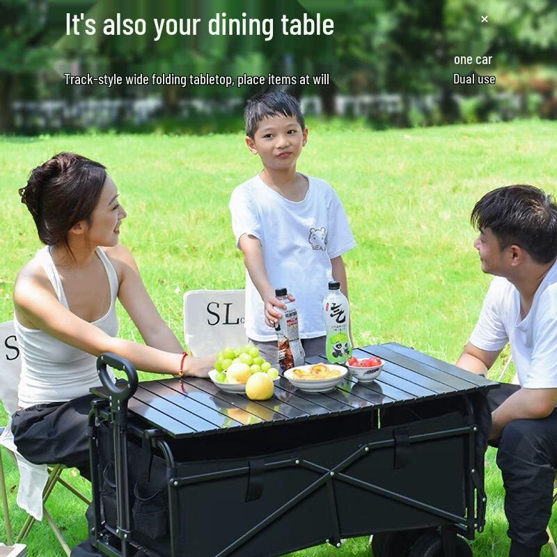 Heavy-Duty Foldable Outdoor Camping Cart