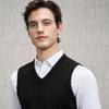 EMZ Men's V-Neck Knitted Vest