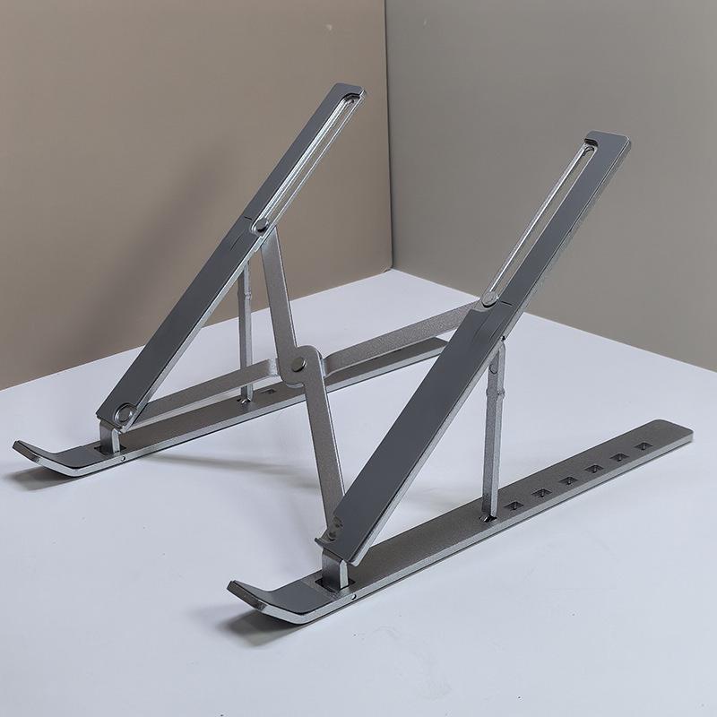 Universal Foldable Laptop and Tablet Stand with Adjustable Height and Heat Dissipation