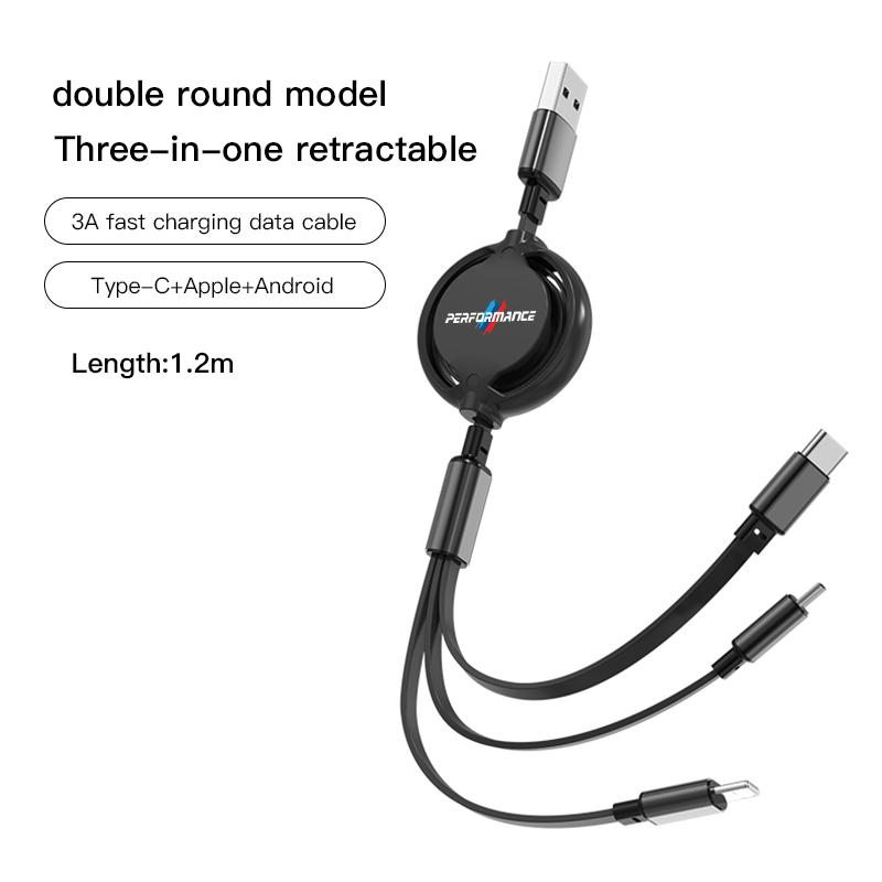 3-in-1 Micro Data Wire USB Type C Fast Charger Stickers Accessories For BMW G80 G06 G07 G42 G14 G15 G16 F82 F20 F21 F83 M2 M3 M4 UD4