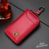 Car Leather Keychain Bag Keyring Storage Antiloss Pendant For Porsche Cayenne Panamera Macan 911 Taycan Boxster Cayman 918 Pajun EFD1