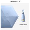 New Macaron Color Five-Fold Ultra-Light Sun Protection Compact Mini Umbrella with Buckle Handle
