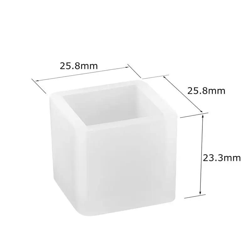 Resin Silicone Mold 3D Cube Casting Molds for DIY Crystal Epoxy UV Resin Jewelry Crafts Making Crystal Ornament Silicone Mold