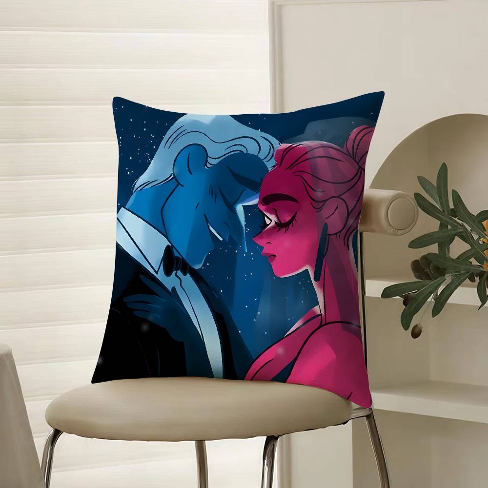 Anime L-Lore Olympus-S Comics Pillow Case Comfort Sofa Bed Silky elegant Invisible zipper Decorative cushion cover