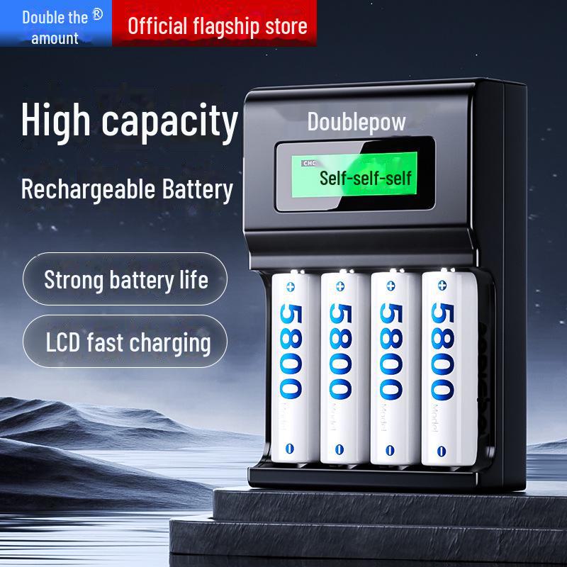 5th Rechargeable Battery Set: 12 x 3000 mAh Batteries for Microphone Cameras