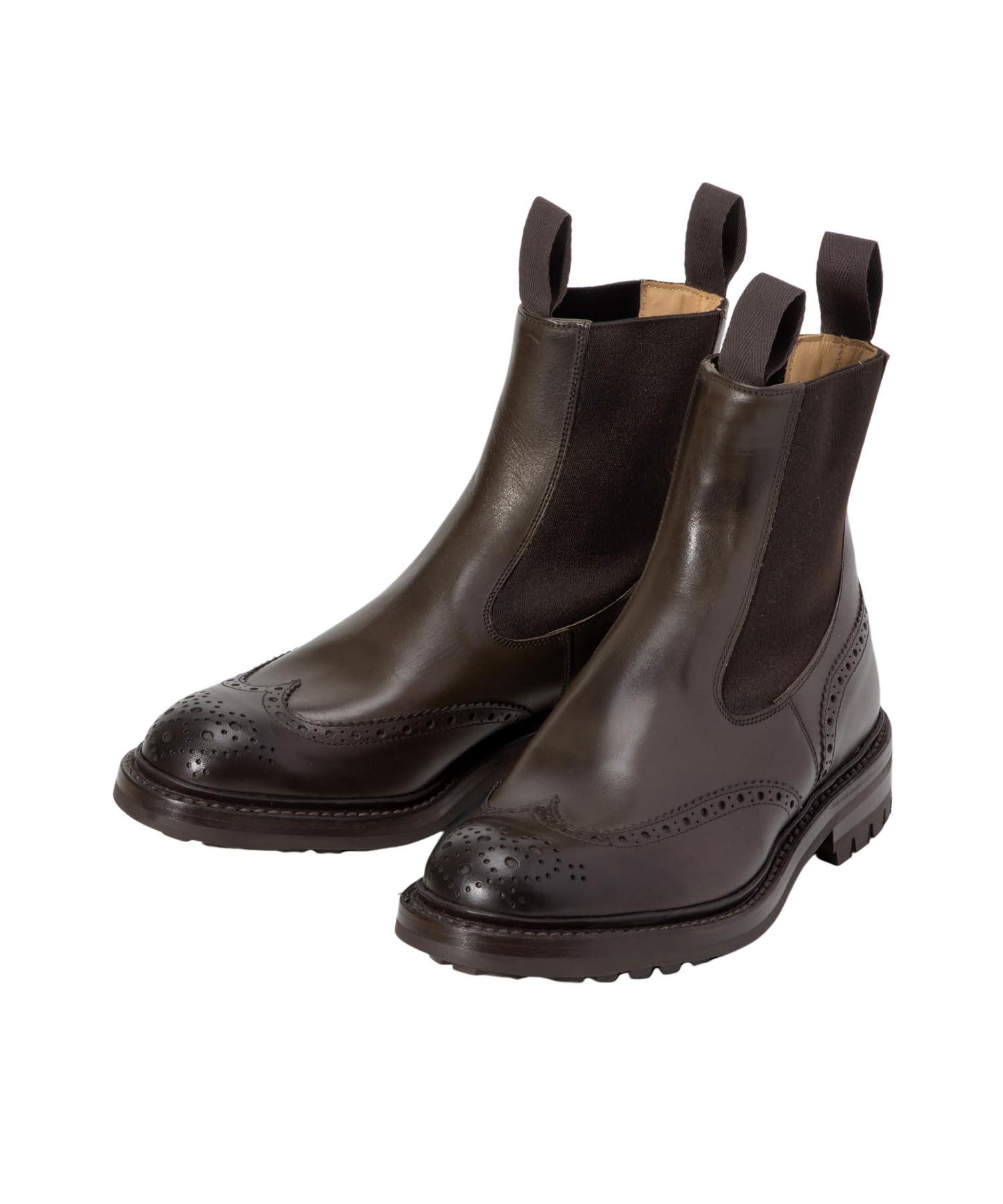 

2754 Henry Epresso Burnished Commando Sole 5 Fit Boots Tricker s Men s [Used]