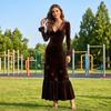 Women's V-Neck Bodycon Formal Dress Slim Fit Evening Gown