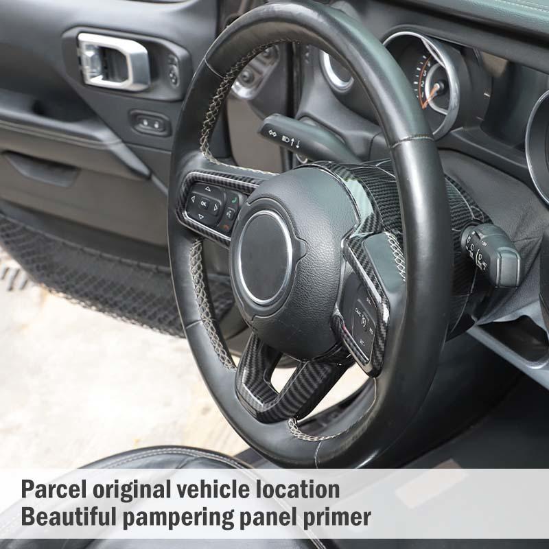   Autocolante decorative de bază pentru panoul de volan pentru Jeep Wrangler JL pentru JT Gladiator 2018 Up Accesorii de interior auto