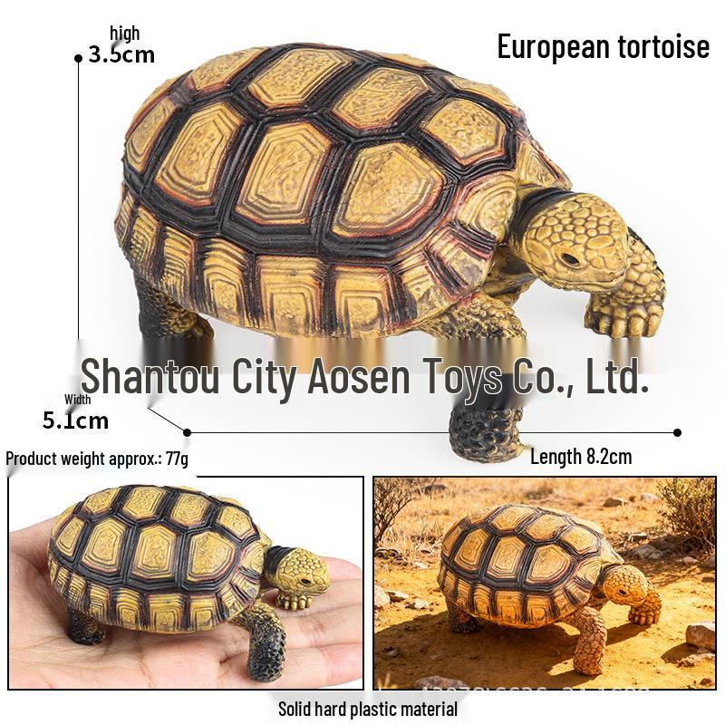 European & Indian Star Tortoise Simulation Toy for Car Decoration