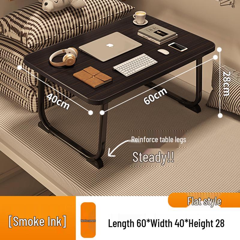 Folding Bedside Laptop Desk: Bay Window & Dorm Use