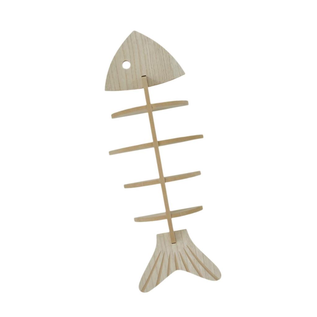 Fish Shape Wall Shelf Decoration Organizer Practical Unique Rack Display for Bedroom