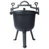 Cast Iron Cauldron On Legs with Lid CAST LINE 4 L