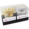 Arenca Reika Ranman Hair Ornaments, Coming-of-Age Ceremony, Chirimen Craft, 10-Piece Set: Chrysanthemum, Butterfly, Gold. Freely Combine To Match