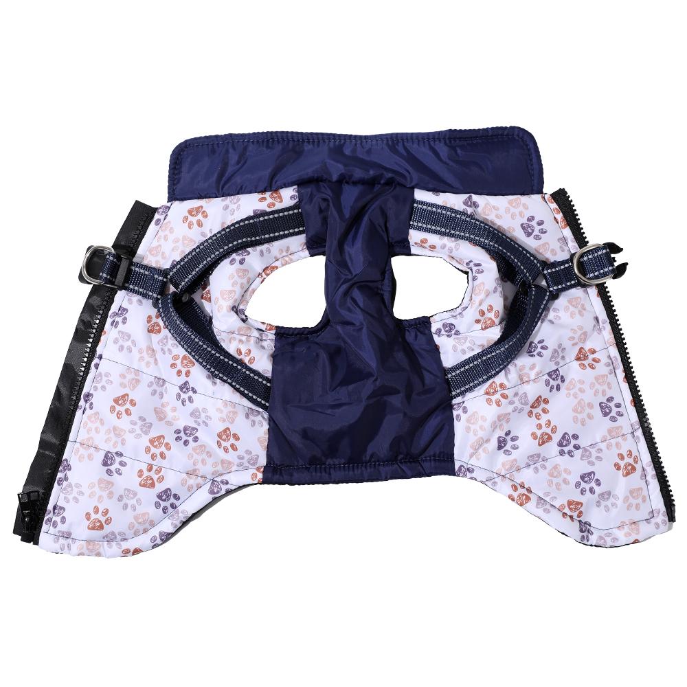 Pet Dog Clothes with Harness For Small Medium Dogs Cats Autumn Winter Warm Jacket Windproof Puppy Coat French Bulldog Overalls