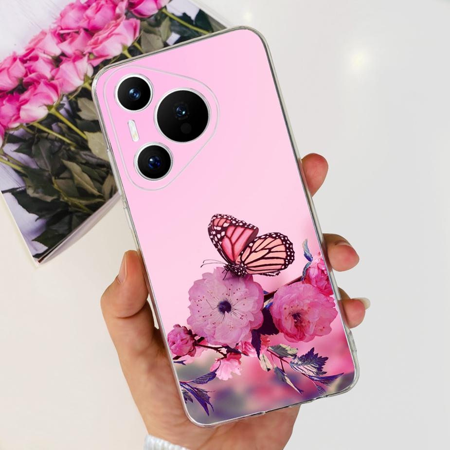 For Huawei Pura 70 Pro Plus Case Stylish Painted Cover Clear Silicone Phone Cases For Huawei Pura 70 Pro Pura70 Pro+ Soft Fundas