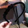 Simple Handmade Weaving Hair Accessories Fashion Crystal Head Hoop Hair Band Headband Headdress