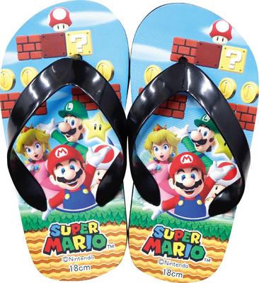 J's Planning Super Mario Boys' Beach Sandals, Multicolor, Large