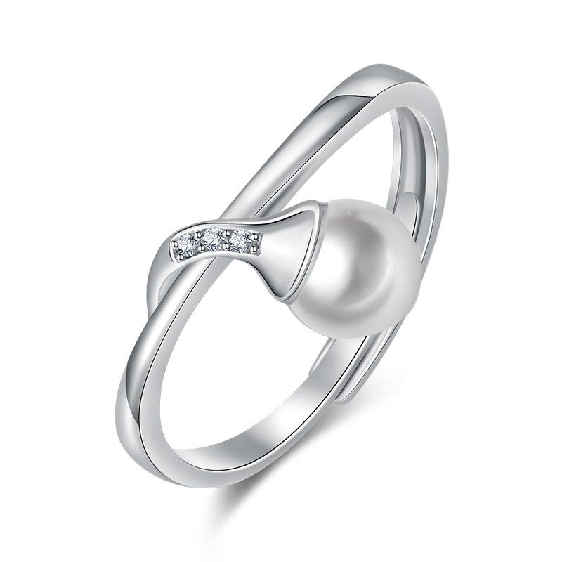 Lindon Copper Alloy Ring Ladies Jewelry Wedding Promise Party Gift