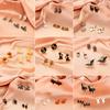 Halloween Bat Pumpkin Ghost Earrings Women Funny Creative Ear Studs Jewelry Gifts For Girls