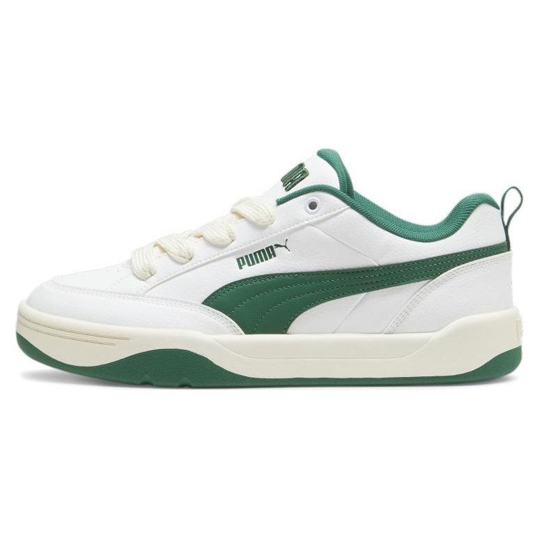 PUMA Park  White Green  Men s 395084-02 EU 36