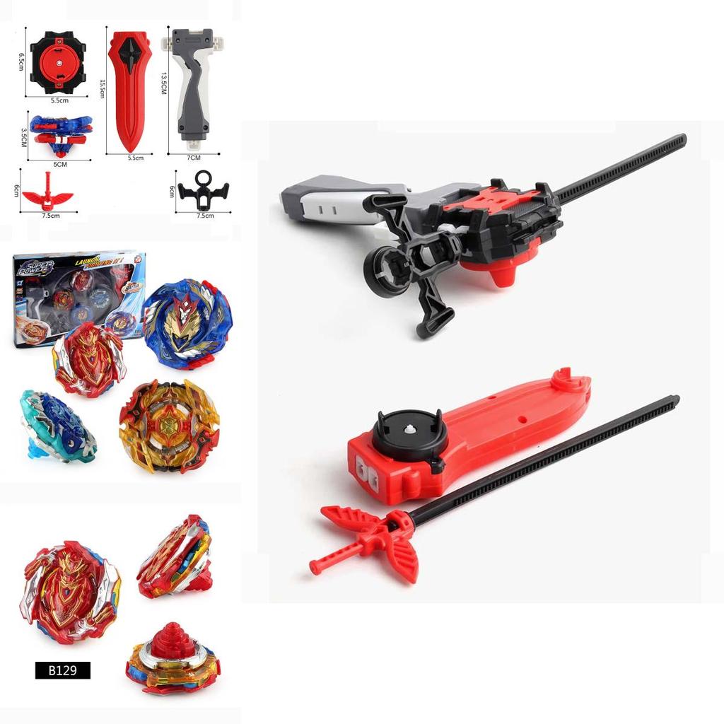 Premium Children's Plastic Metal Toy Boys' Beyblade Set With Launcher Grip And Arena