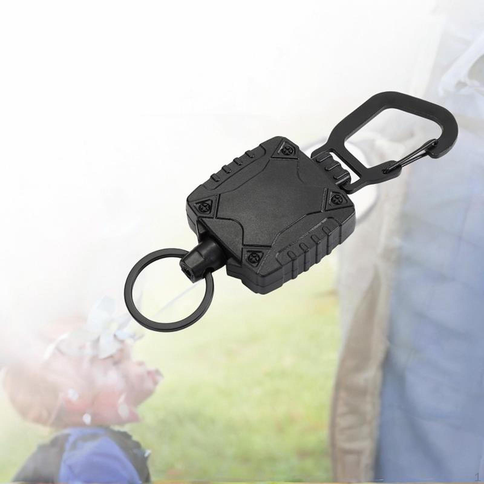 

Брелок для ключей с выдвижной конструкцией и стальным шнуром для использования на открытом воздухе