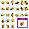50 Little Bee Stickers Spring Window Stickers Bee Festival Kindergarten Stickers